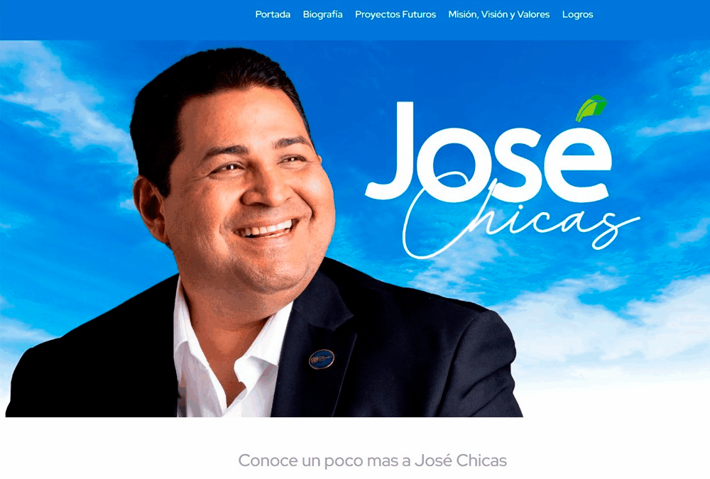 Sitio oficial de Jose Chicas