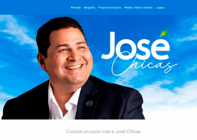 Sitio oficial de Jose Chicas