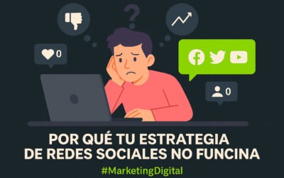 Por qué tu estrategia de redes sociales no funciona y cómo solucionarlo con marketing inteligente.